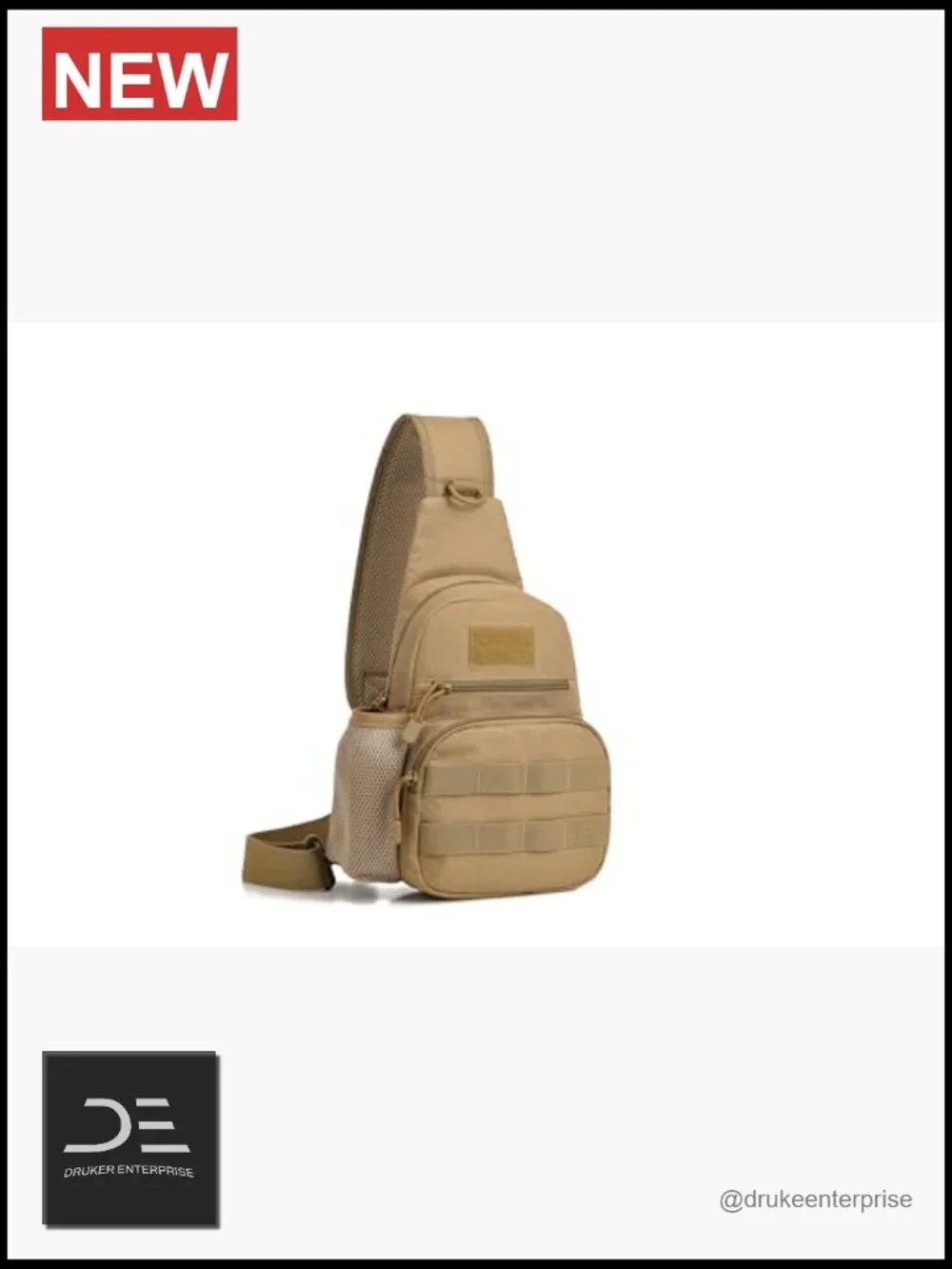 Tactical Sling Backpack Crossbody Chest Bag Daypack for Travel Hiking Cycling